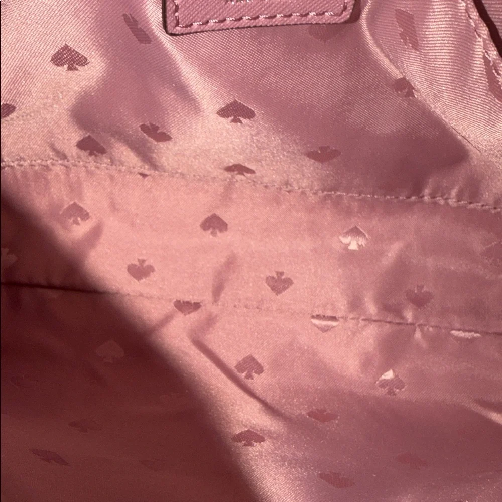 ✨ NWT Kate Spade Greta Court Ramey Crossbody - Dusty Peony & Rose Gold Glitter - Picture 4 of 8